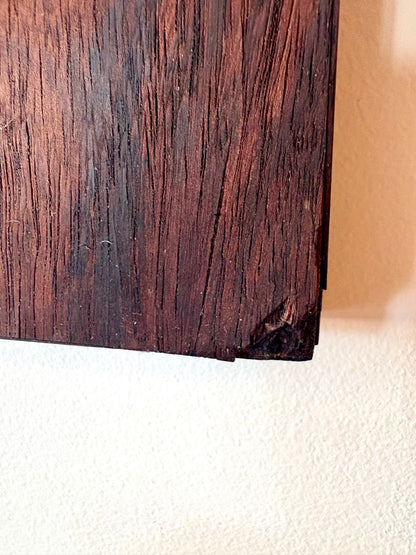 Fantastic Mid Century Tile & Walnut Art by Harris G. Strong -American