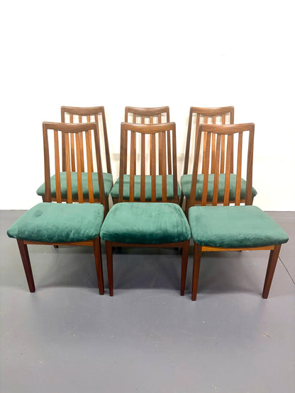 Mid Century Teak Set Of Eight Dining Chairs By G Plan - England