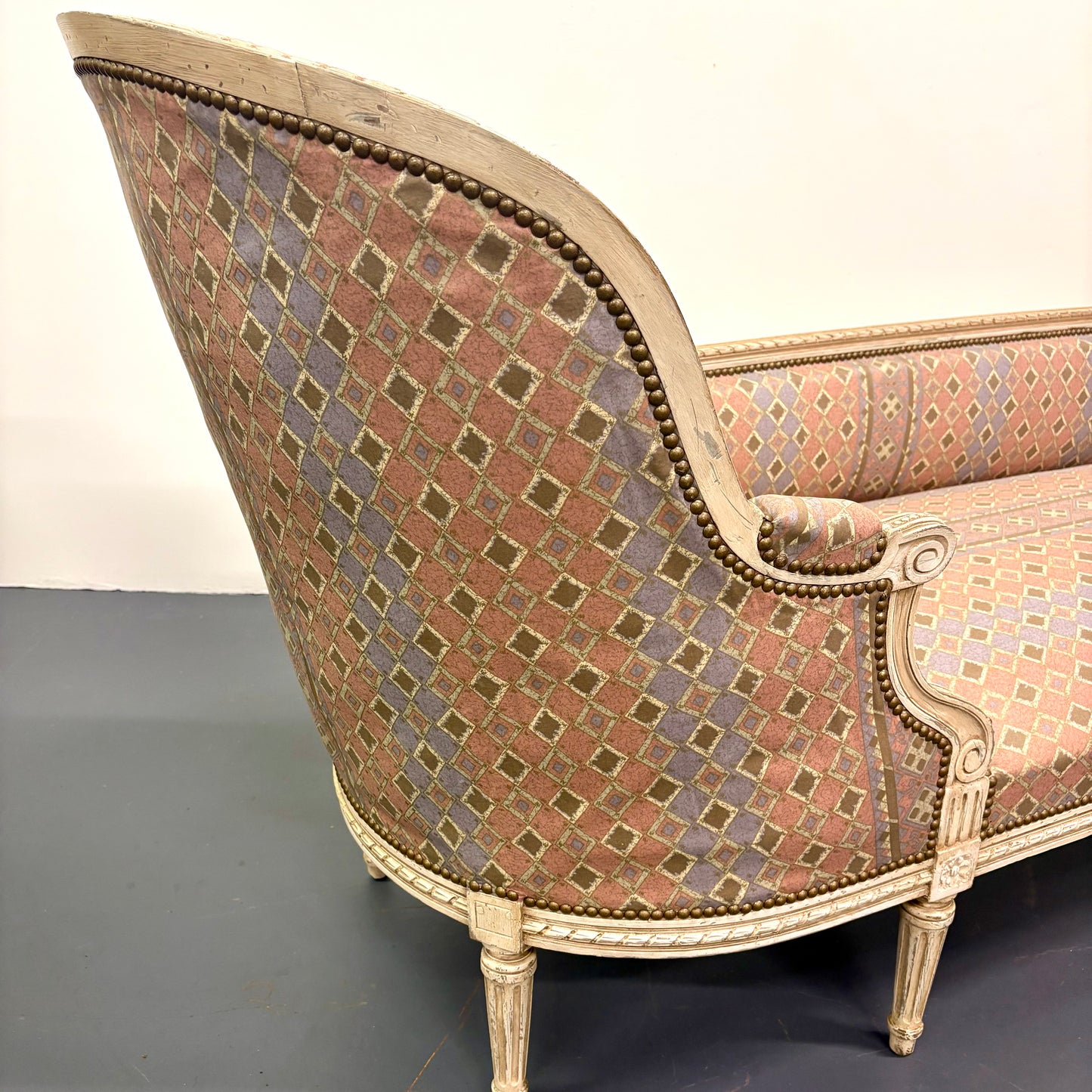 Antique French Louis XVI Style Chaise Lounge
