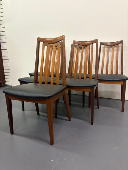 MID CENTURY DINING CHAIRS BY G PLAN - SET OF 6