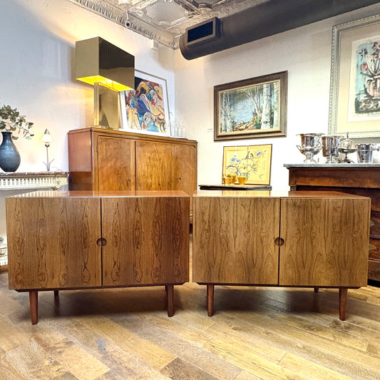 MID CENTURY DANISH ROSEWOOD SMALL CREDENZA