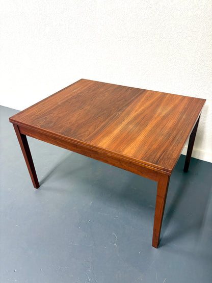 Mid Century Articulating Walnut Custom Made Dining Table