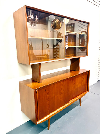 Stunning Mid Century Danish Modern Two Tiered Sideboard by Harry Ostergaard