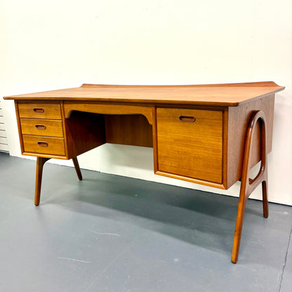Rare Mid Century Danish Modern Teak Desk by Svend & Madsen