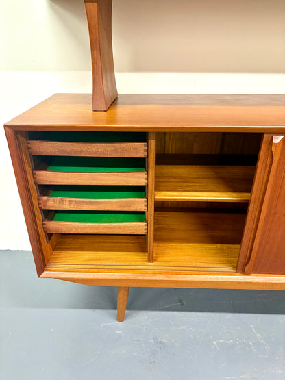 Stunning Mid Century Danish Modern Two Tiered Sideboard by Harry Ostergaard