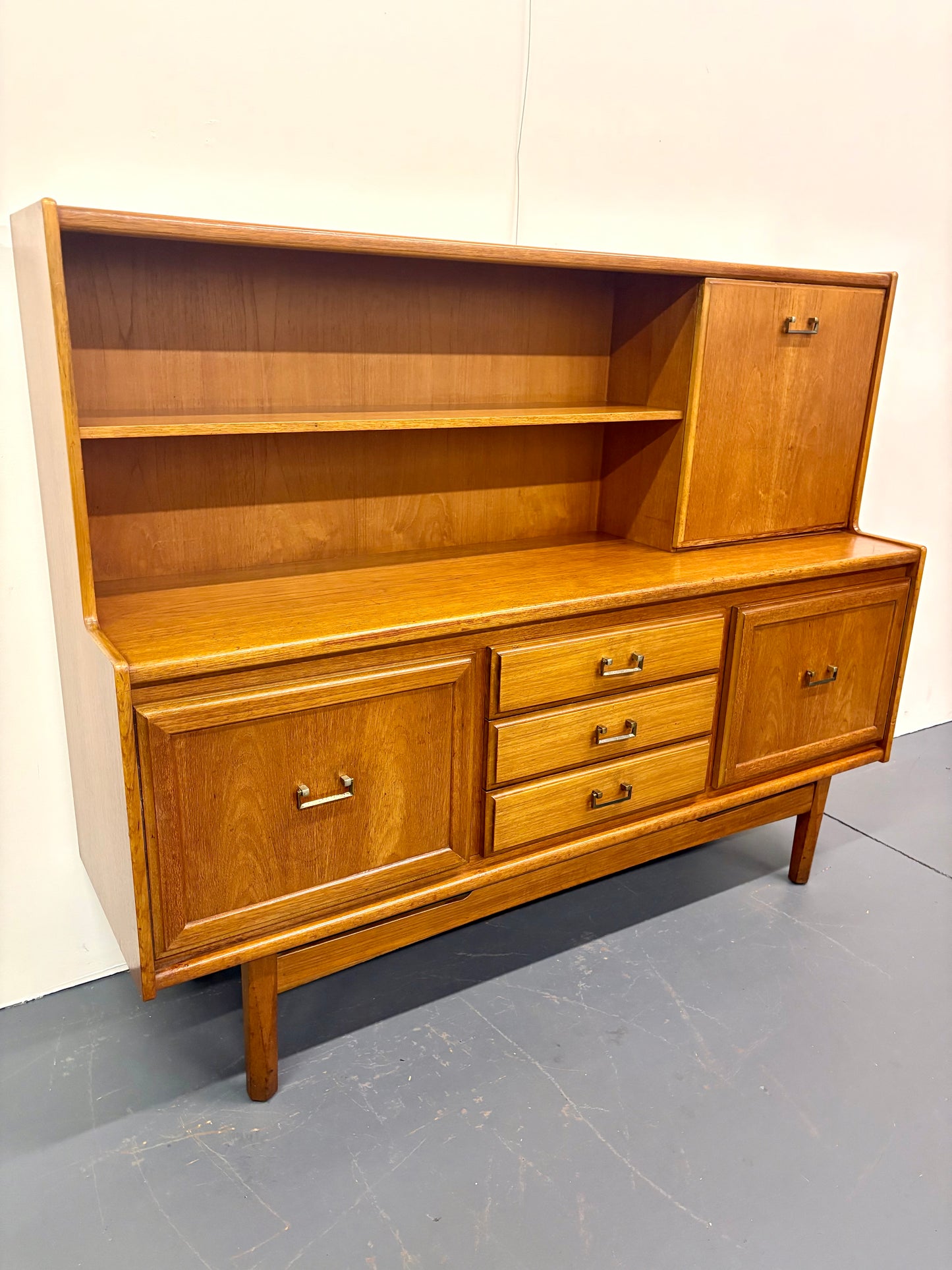 Mid Century Teak Cocktail Bar Imported From England