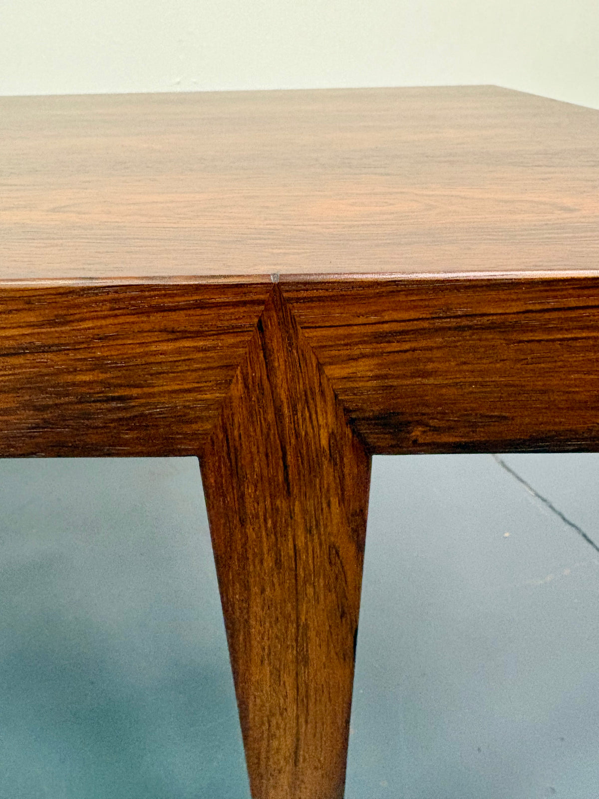 Mid Century Rectangle Rosewood Coffee Table By Severn Hansen - Denmark