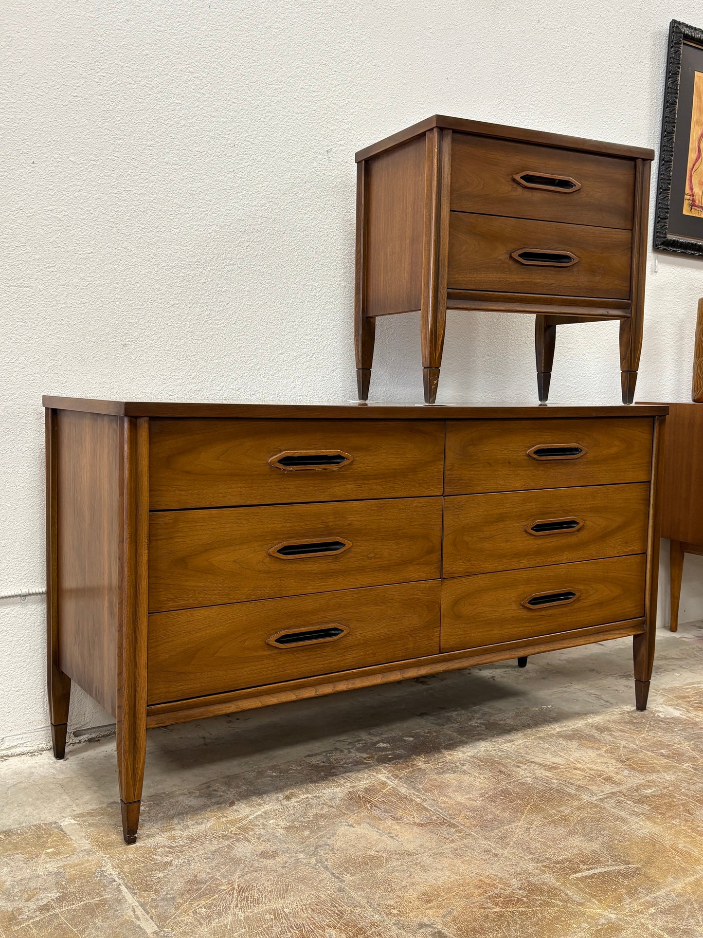 Mid Century Six Drawer Dresser by Hooker Furniture