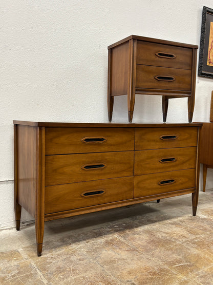 Mid Century Six Drawer Dresser by Hooker Furniture
