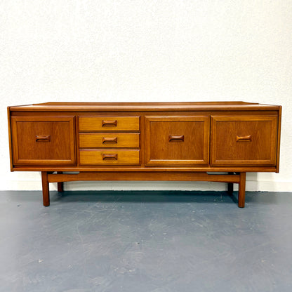Long Mid Century Teak Credenza/Sideboard by William Lawrence of England