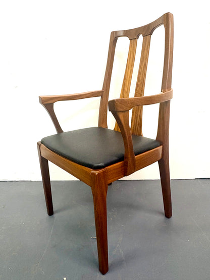 Mid Century Teak Set Of Six Dining Chairs By Nathan Furniture - England