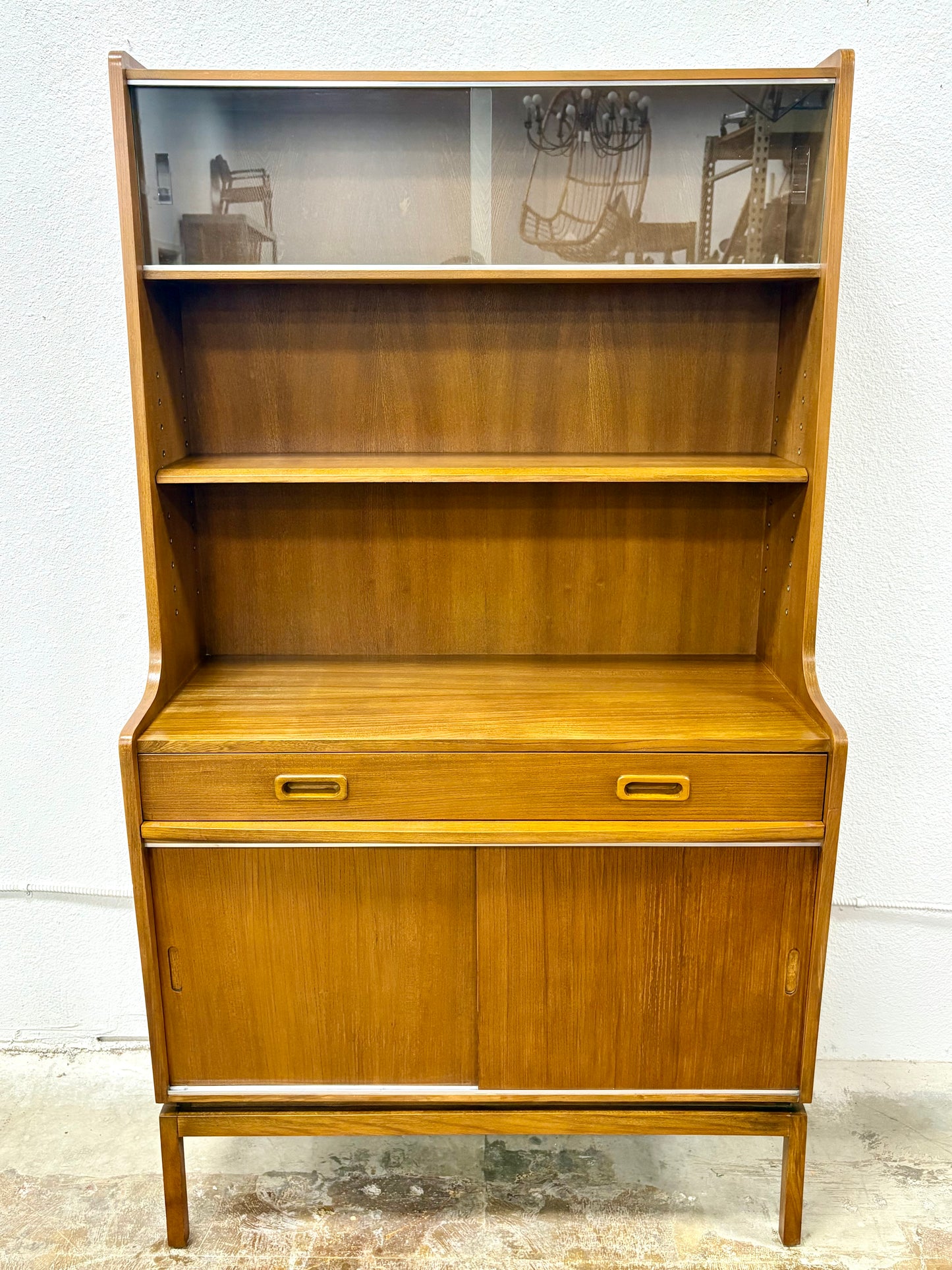 Mid Century Teak Hutch