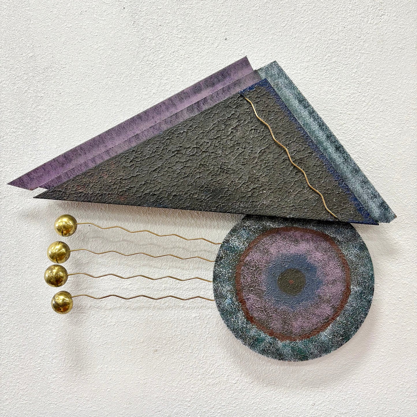 Post Modern Wall Sculpture By Curtis Jere - 1980s