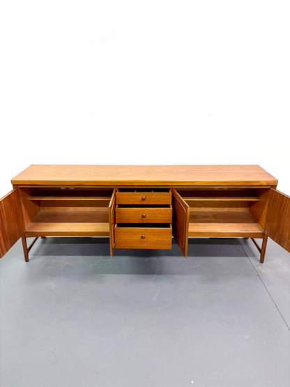 Mid Century Teak Credenza/Sideboard Known As “Squares” by Nathan Furniture - England