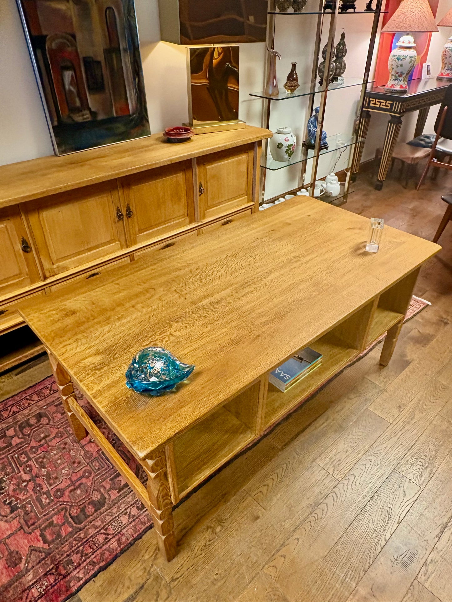 Mid Century Danish Oak Bookshelf Desk - Denmark