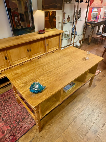 Mid Century Danish Oak Bookshelf Desk - Denmark