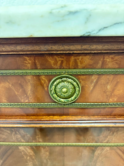 Antique Louis XVI Style Marble Top Sideboard - France