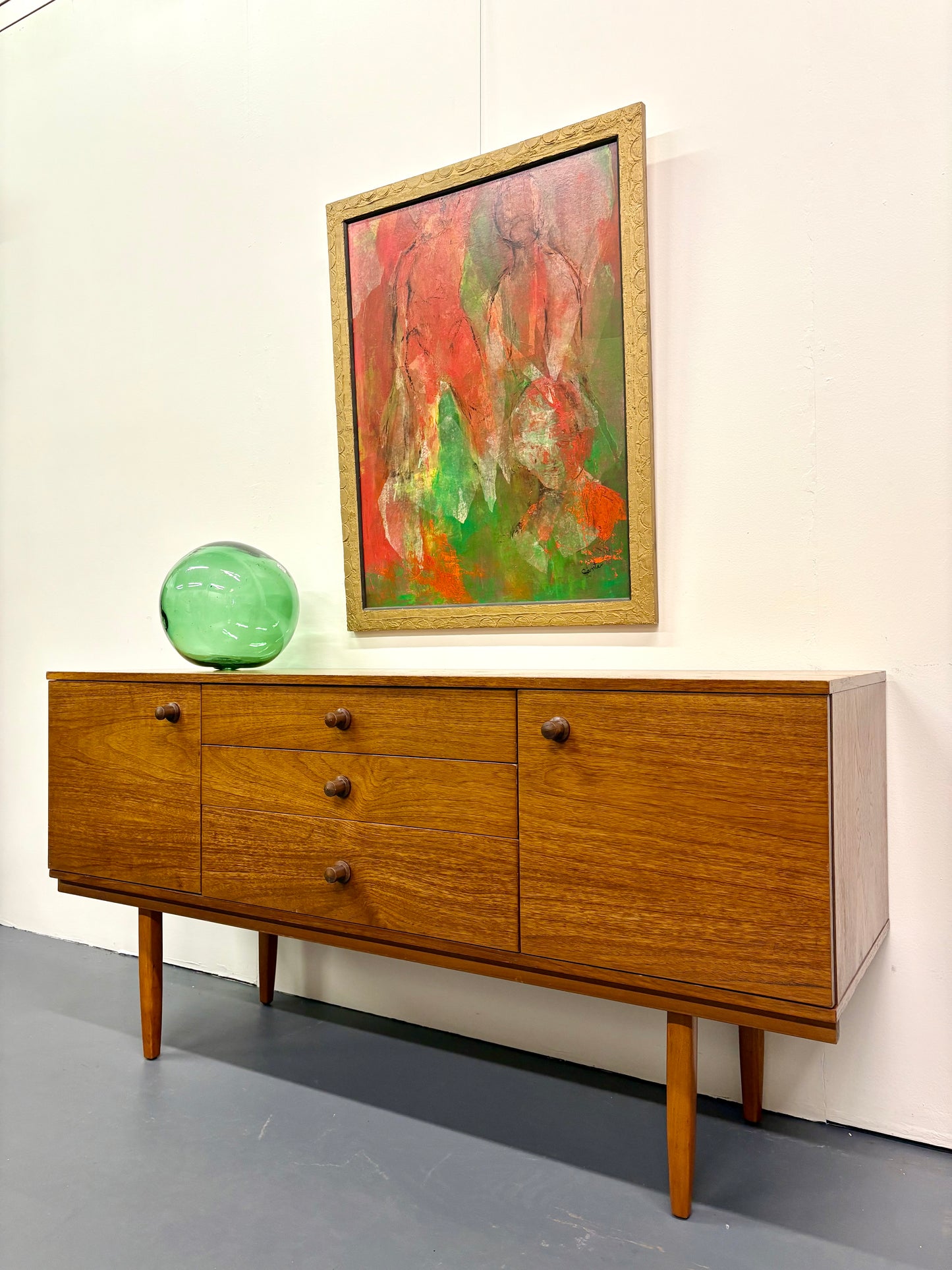 Mid Century Teak Credenza/Sideboard by Avalon of England