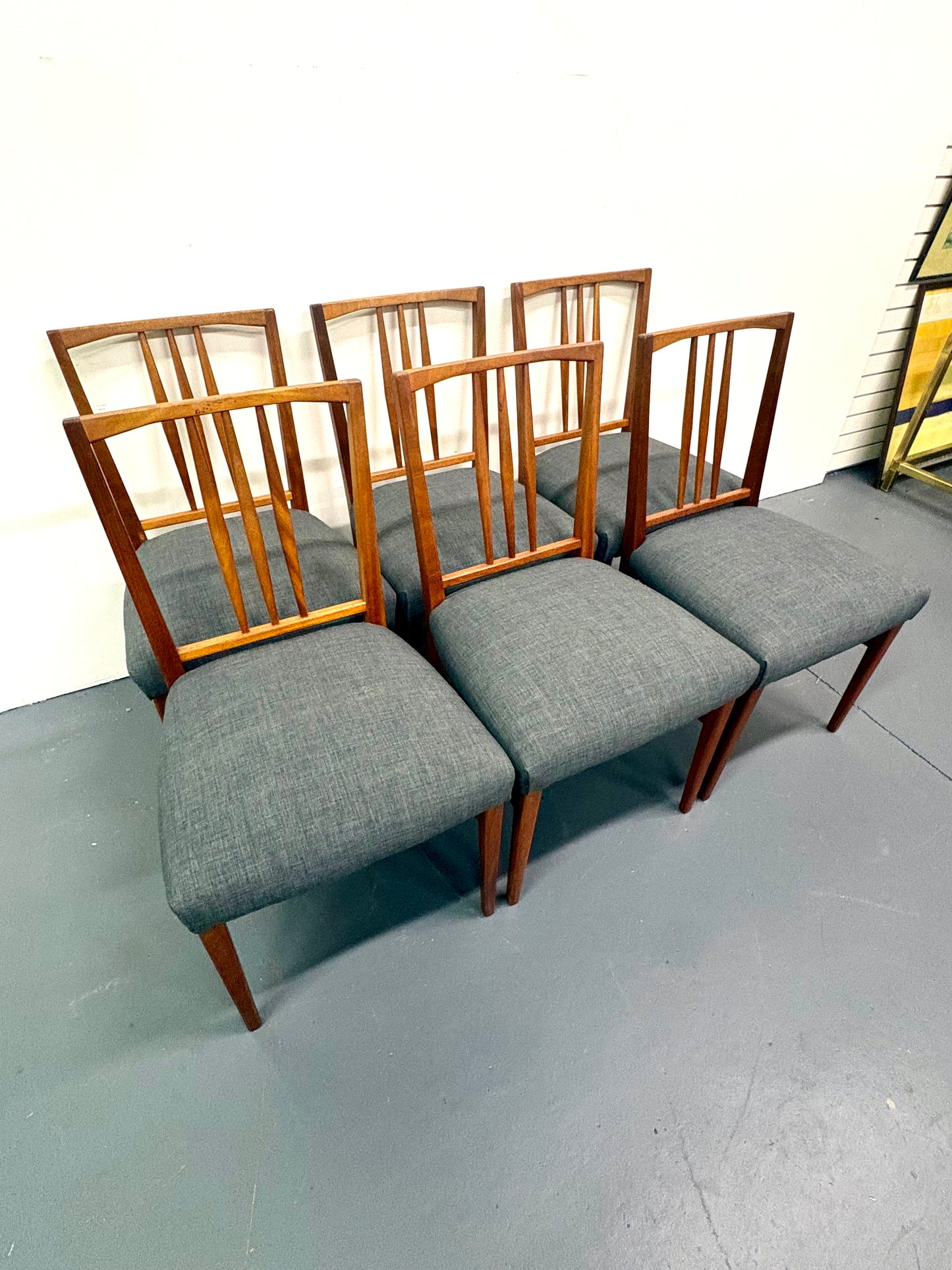 Mid Century Teak Set Of Six Dining Chairs By McIntosh Furniture
