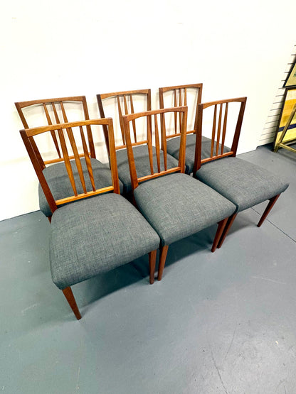 Mid Century Teak Set Of Six Dining Chairs By McIntosh Furniture