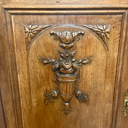 ANTIQUE FRENCH MARBLE TOP BUFFET/SIDEBOARD, FRANCE