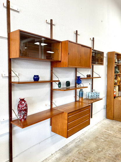 Mid Century 3 Bay Wall Unit by Cado for Royal Systems