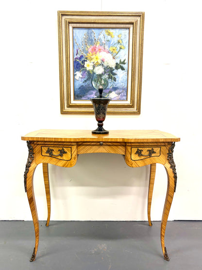 Antique French Writing Desk/Table with Ormolu Detail