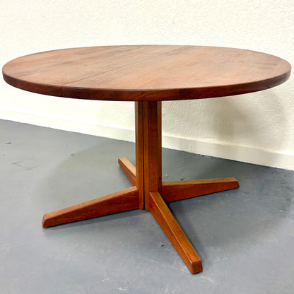 1960s Mid Century Teak Trestle Base Dining Table - Denmark