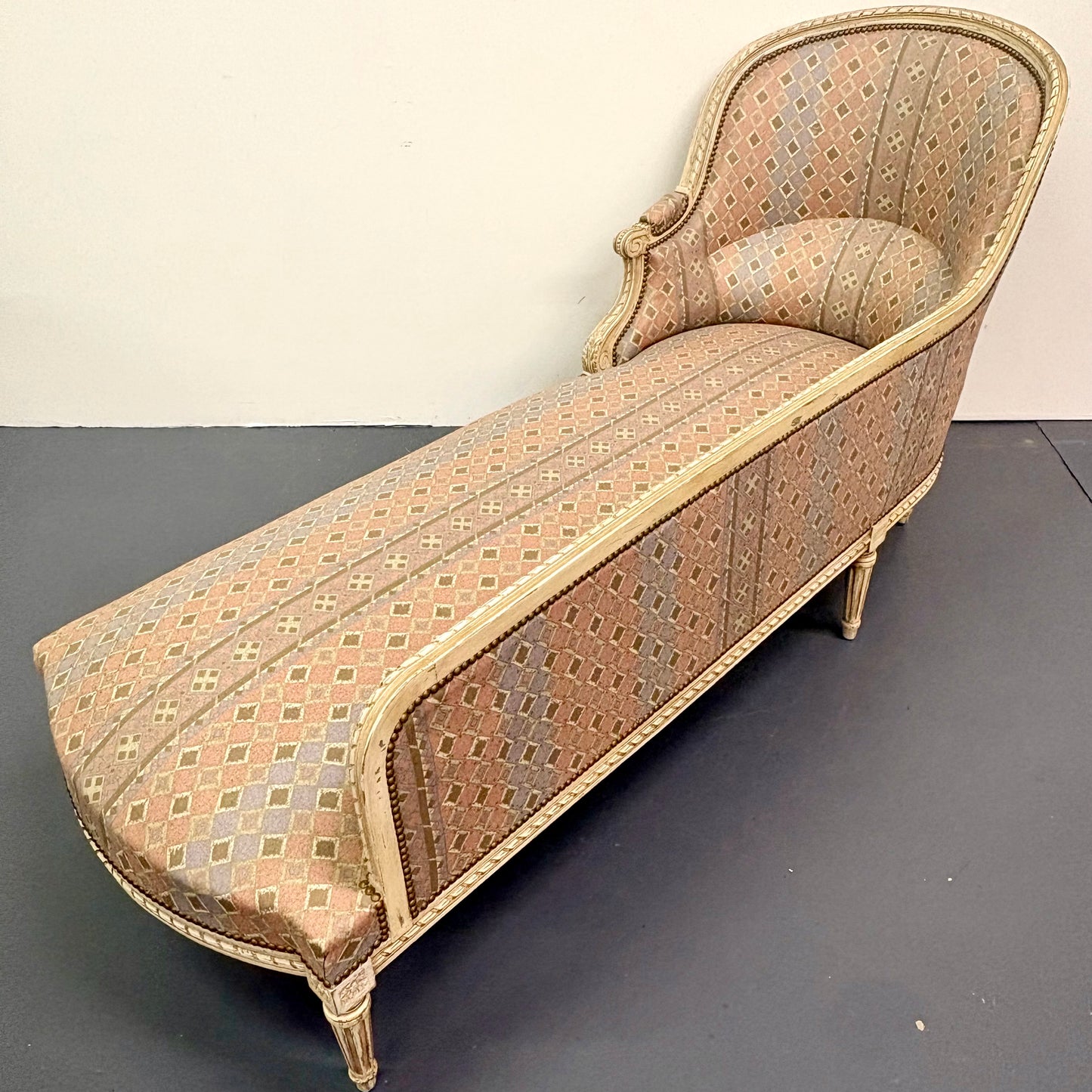 Antique French Louis XVI Style Chaise Lounge