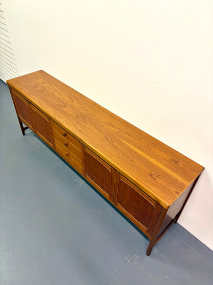 Mid Century Teak Credenza/Sideboard Known As “Squares” by Nathan Furniture - England