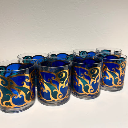 VINTAGE GEORGES BRIARD LOW BALL GLASSES