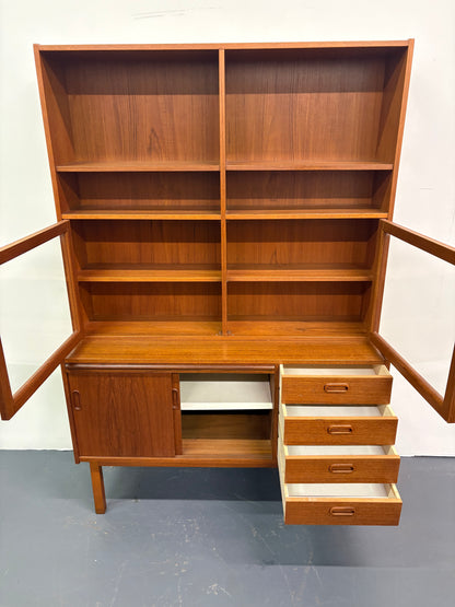 Mid Century Teak Secretary/Bookshelf - England