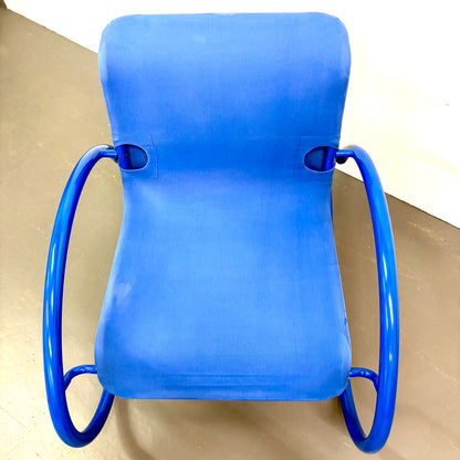 Mid Century Modern Memphis Style Rocking Chair by Amisco - French Canadian