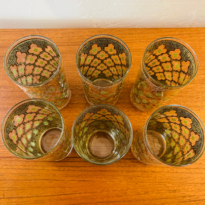 VINTAGE CULVER ‘VALENCIA’ HIGHBALL GLASSES