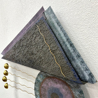 Post Modern Wall Sculpture By Curtis Jere - 1980s
