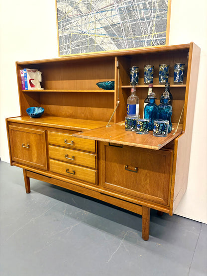Mid Century Teak Cocktail Bar Imported From England