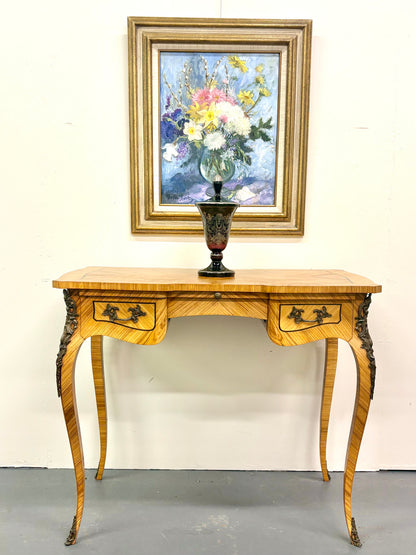 Antique French Writing Desk/Table with Ormolu Detail