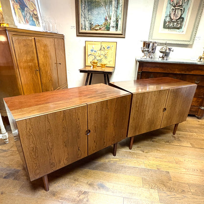 MID CENTURY DANISH ROSEWOOD SMALL CREDENZA