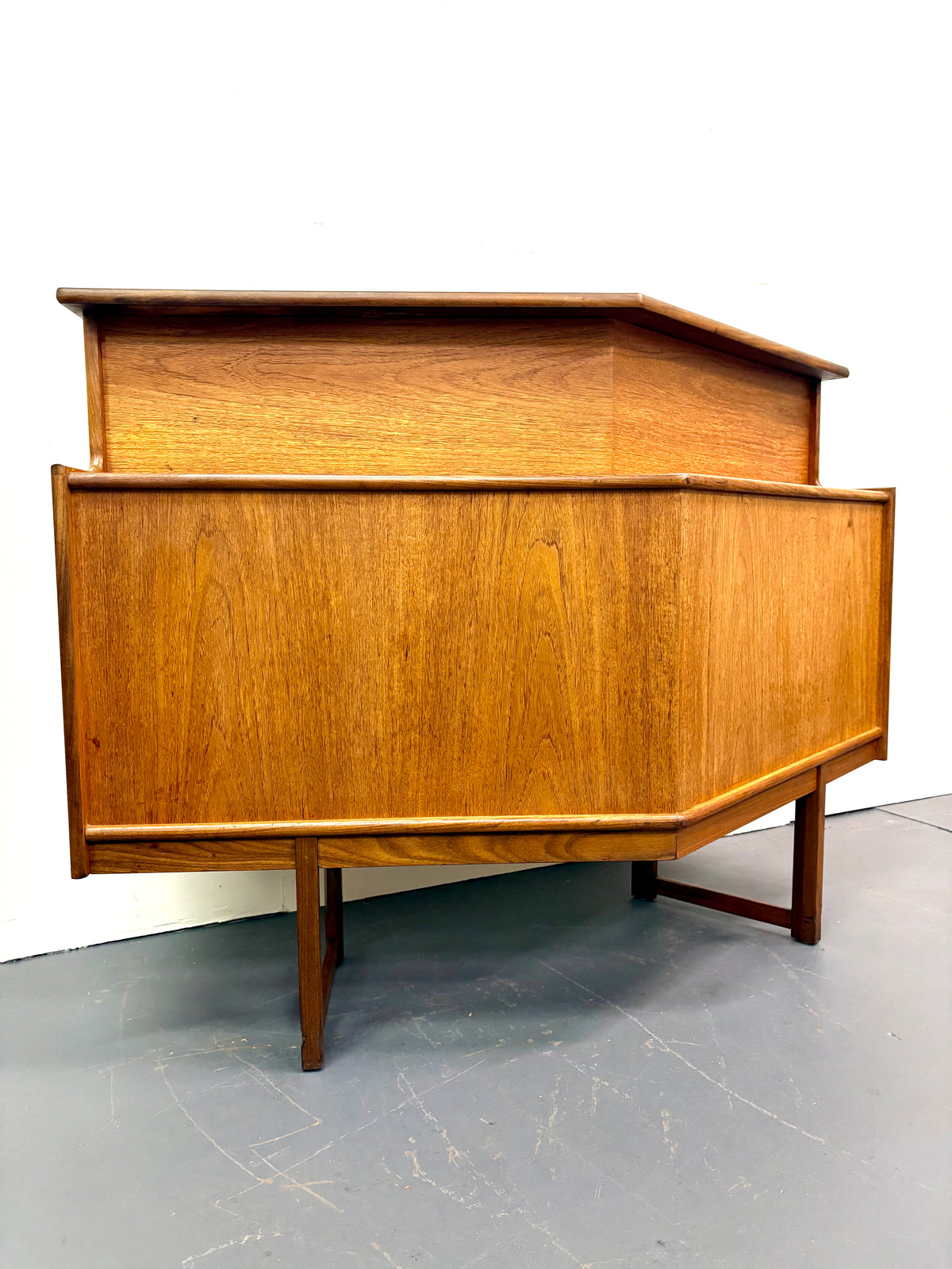 Mid Century Teak Cocktail Bar by Turnidge of England