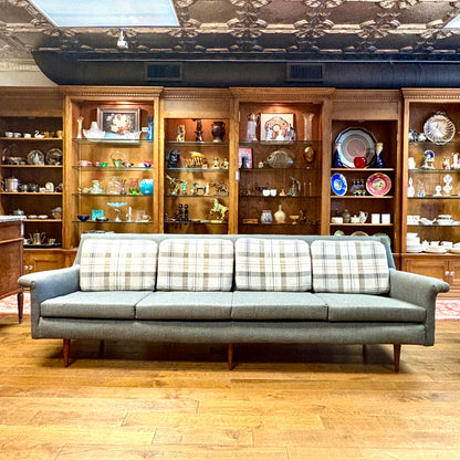Long Mid Century Danish Sofa by Folke Ohlsson for Dux - Fully Restored