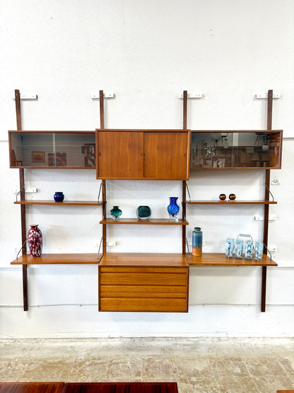 Mid Century 3 Bay Wall Unit by Cado for Royal Systems