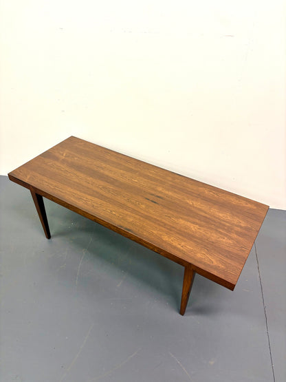 Mid Century Rectangle Rosewood Coffee Table By Severn Hansen - Denmark