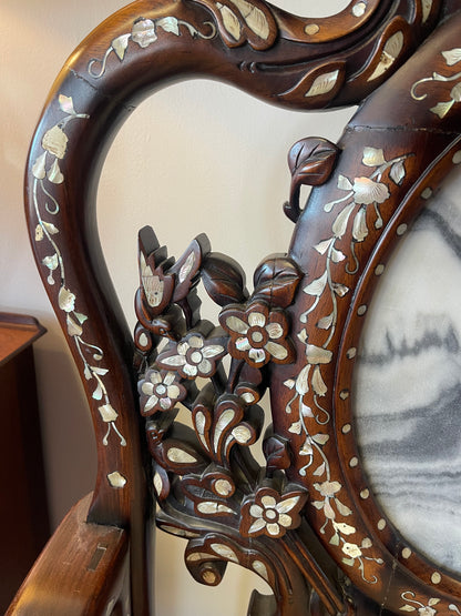 ASIAN ROSEWOOD ARMCHAIR