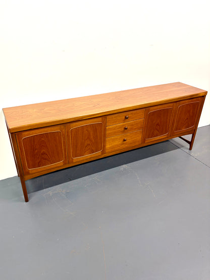 Mid Century Teak Credenza/Sideboard Known As “Squares” by Nathan Furniture - England