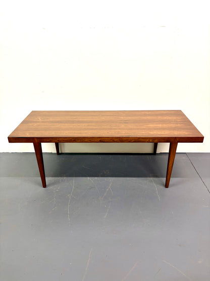 Mid Century Rectangle Rosewood Coffee Table By Severn Hansen - Denmark