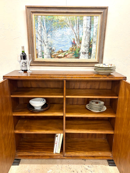 Antique Art Deco Walnut Cabinet - Sweden