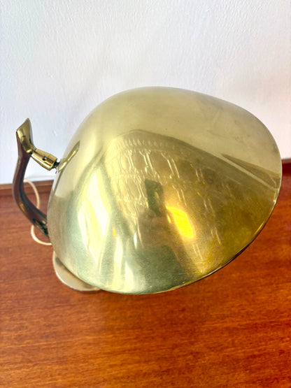 Mid Century Brass Saucer Table/Desk Lamp by Laurel