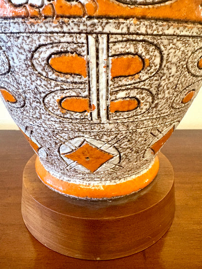 Mid Century Ceramic Table Lamp by Fratelli Fanciullacci for Bitossi