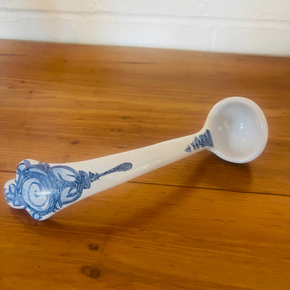 VINTAGE BJØRN WIINBLAD SIGNED CERAMIC SOUP TUREEN AND LADLE, MODEL V68, DENMARK