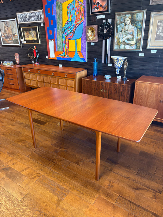 Mid Century Teak Butterfly Leaf Dining Table by McIntosh - Scotland
